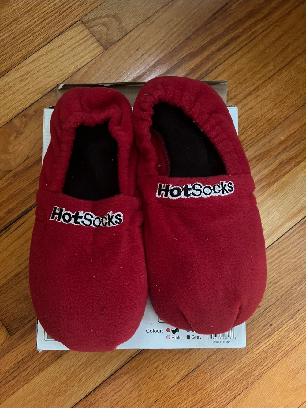 Hot Sick Fleece Slippers - Red